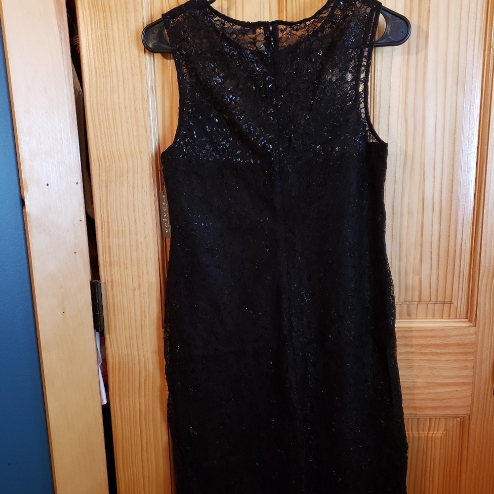 Velvet Cocktail Dress - Picture 2 of 4